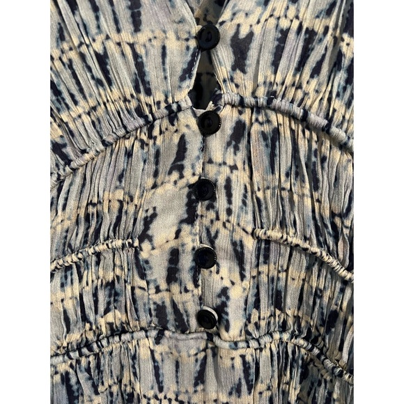 Isabel Marant Etoile | Isabel Marant Étoile Segun Tie-Waist Dress in Blue - Picture 7 of 10